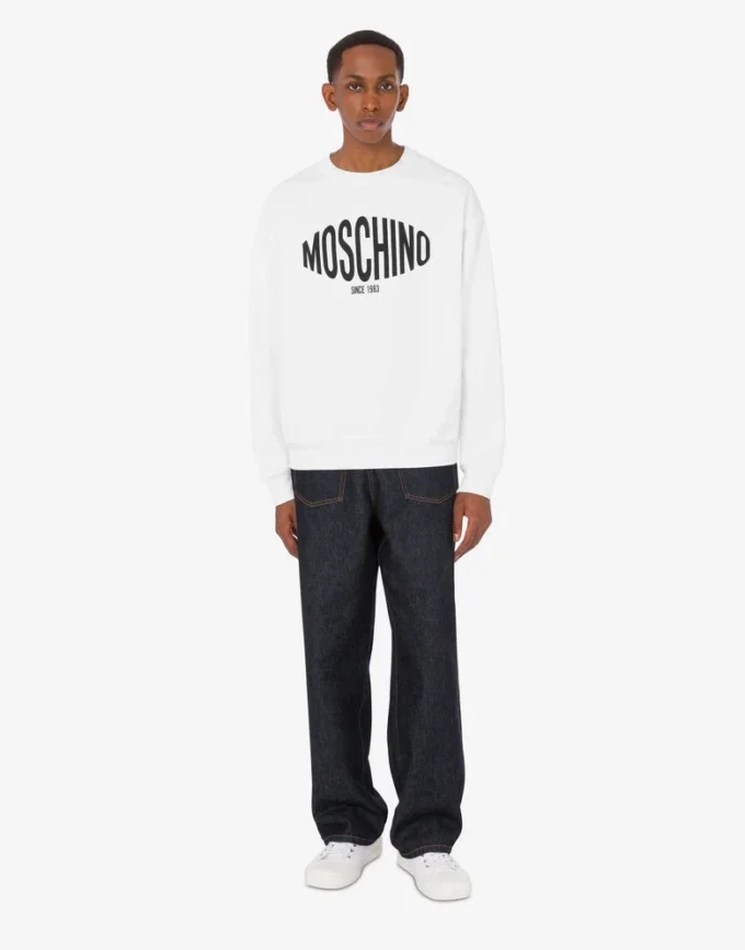 Printed organic cotton sweatshirt