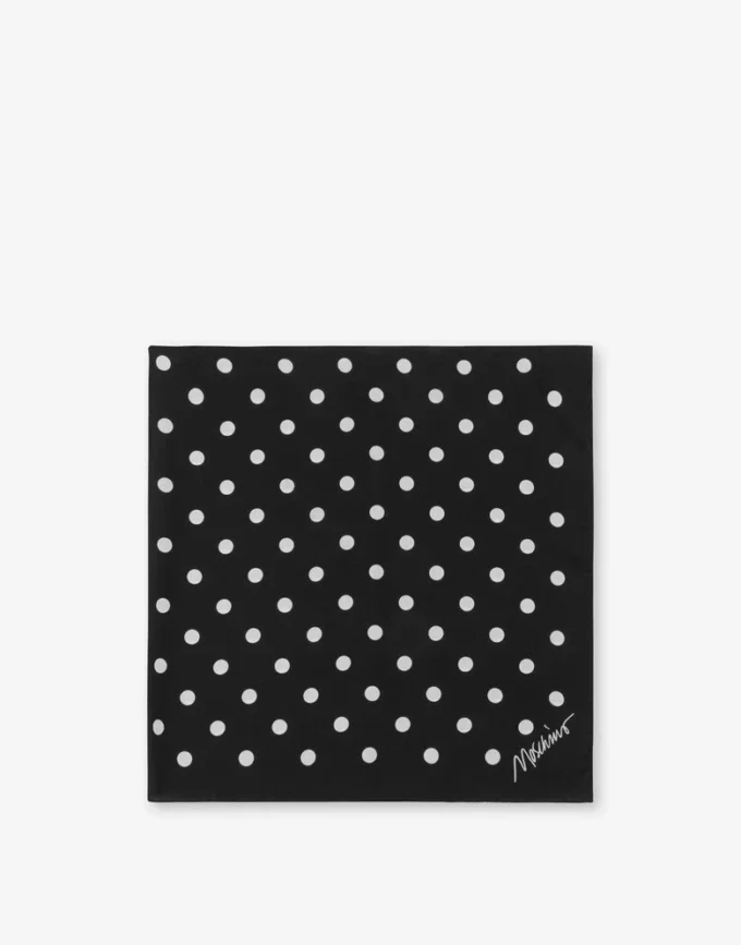Printed silk foulard