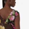 Printed silk georgette dress