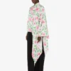 Printed silk twill shirt