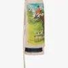 Printed silk twill skirt