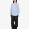Printed stretch cotton poplin shirt Printed stretch cotton poplin shirt