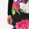 Printed stretch cotton skirt
