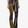 Printed stretch jersey pants