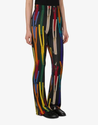 Printed stretch jersey pants Printed stretch jersey pants