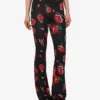 Printed stretch jersey pants
