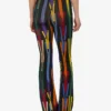 Printed stretch jersey pants