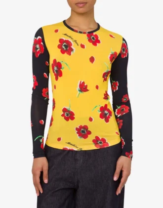 Printed stretch jersey T-shirt Printed stretch jersey T-shirt