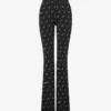 Printed technical jersey leggings