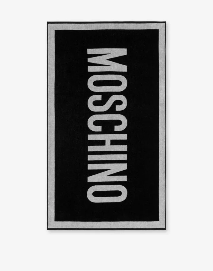 Printed terry beach towel