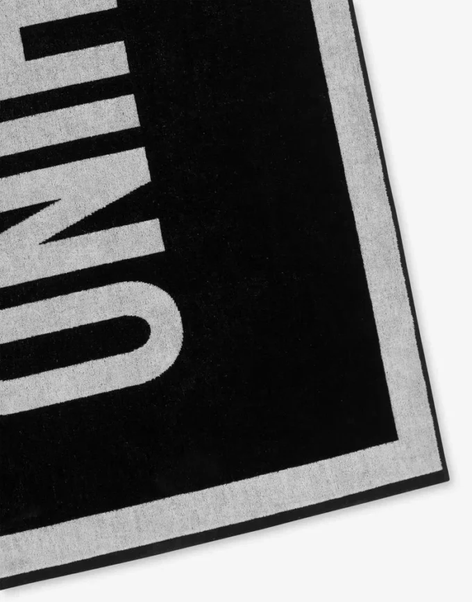 Printed terry beach towel