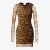 Printed tulle dress