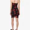 Printed tulle dress