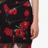 Printed tulle dress