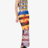 Printed tulle dress