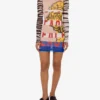 Printed tulle dress