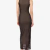 Printed tulle dress
