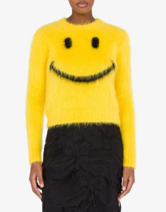 Pullover in brushed mohair Smiley