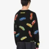 Pure cotton intarsia pullover