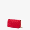 Quilted Chain Wallet Lettering Logo