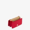 Quilted Chain Wallet Lettering Logo