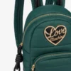 Quilted nylon small backpack