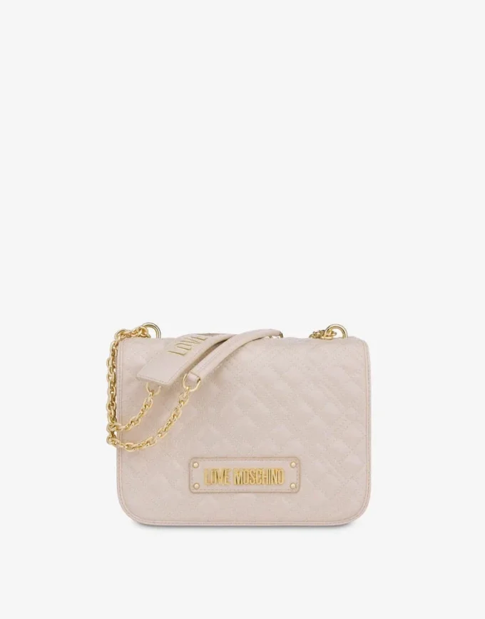 Quilted shoulder bag with logo Quilted shoulder bag with logo