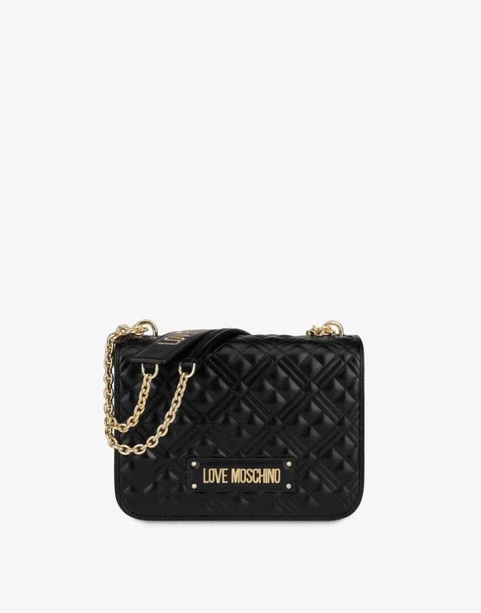 Quilted shoulder bag with logo Quilted shoulder bag with logo