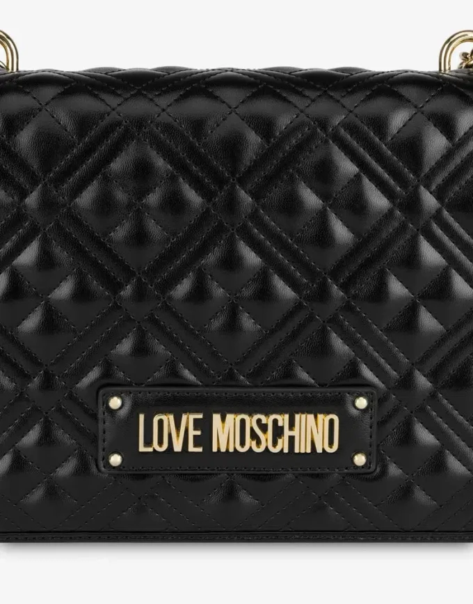 Quilted shoulder bag with logo Quilted shoulder bag with logo