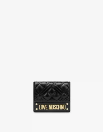 Quilted wallet with logo Quilted wallet with logo