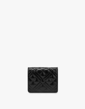 Quilted wallet with logo Quilted wallet with logo
