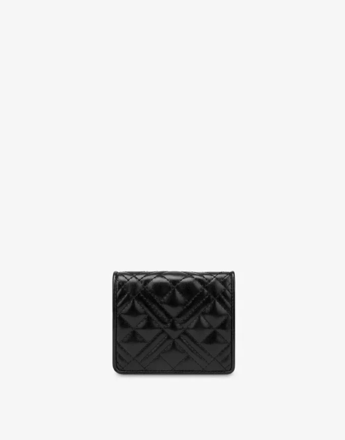 Quilted wallet with logo Quilted wallet with logo
