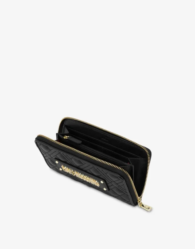 Quilted zip-around wallet Quilted zip-around wallet