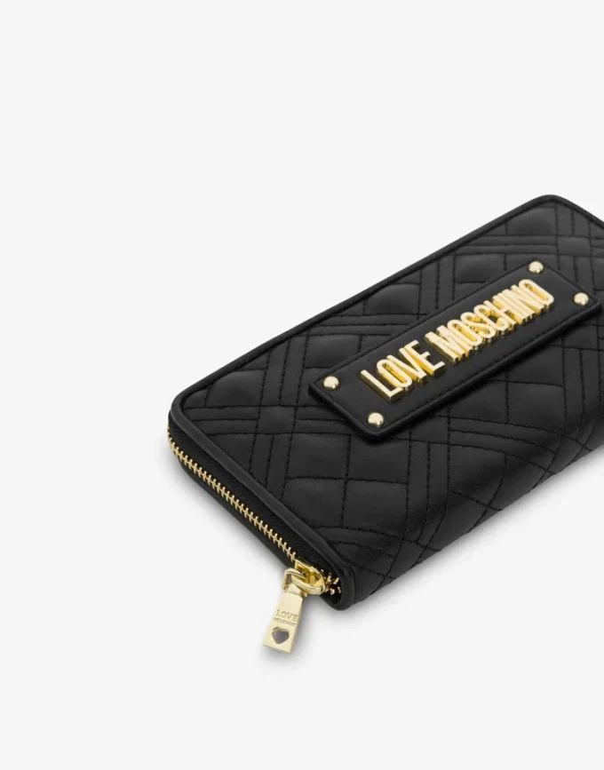 Quilted zip-around wallet Quilted zip-around wallet