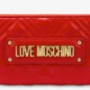 Quilted zip around wallet with logo embroidery Quilted zip around wallet with logo embroidery