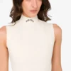 Raw cotton canvas dress