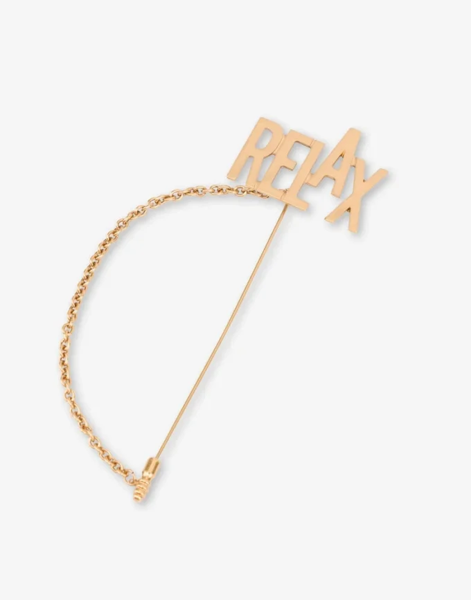 RELAX Chain Brooch