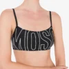 Rubber Logo Bandeau Bikini Top
