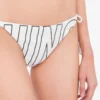 Rubber Logo Swim Briefs with Laces
