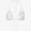 Rubber Logo Triangle Bikini Top