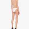 Rubber Logo Swim Briefs with Laces