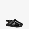 Sandals in brushed calf leather Sporty