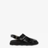 Sandals in brushed calf leather Sporty