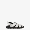 Sandals in brushed calf leather Sporty