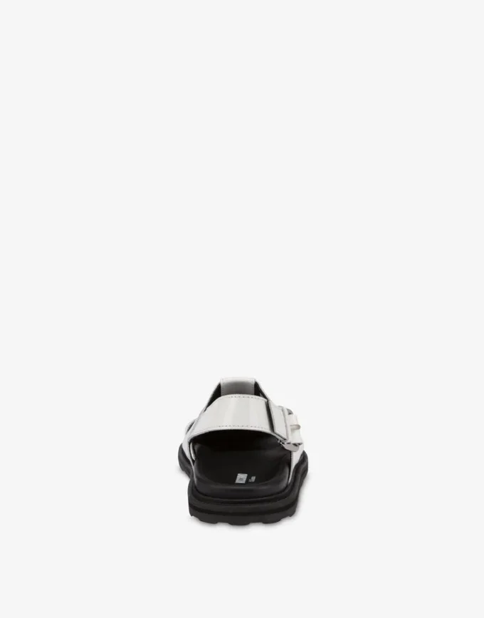 Sandals in brushed calf leather Sporty