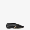 Satin ballet flats