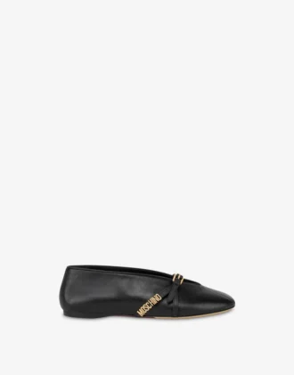 Satin ballet flats