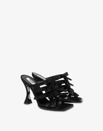 Satin sandals