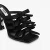 Satin sandals