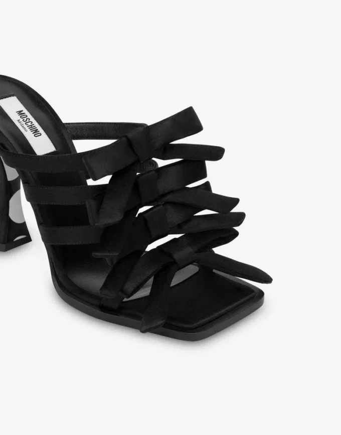 Satin sandals